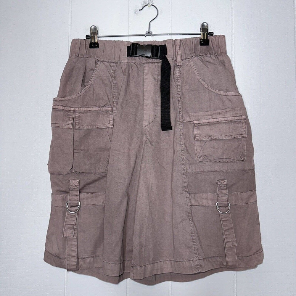 BDG Urban Outfitters Women’s Rory Mauve Cargo Shorts Y2K Skater Size L